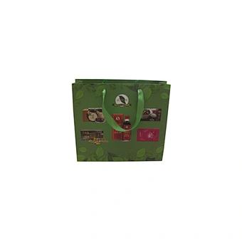 Green Eco-friendly Paper Bag with Handle